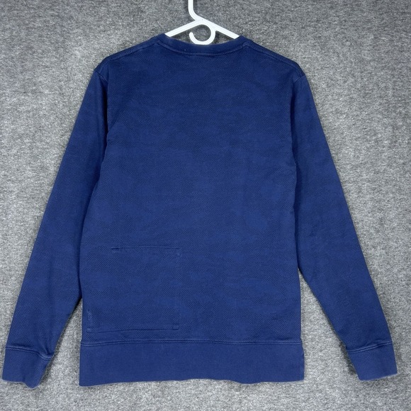 Nike Court Sweatshirt Mens M Blue Fleece Crewneck Pullover Tennis 715242 - Picture 12 of 16